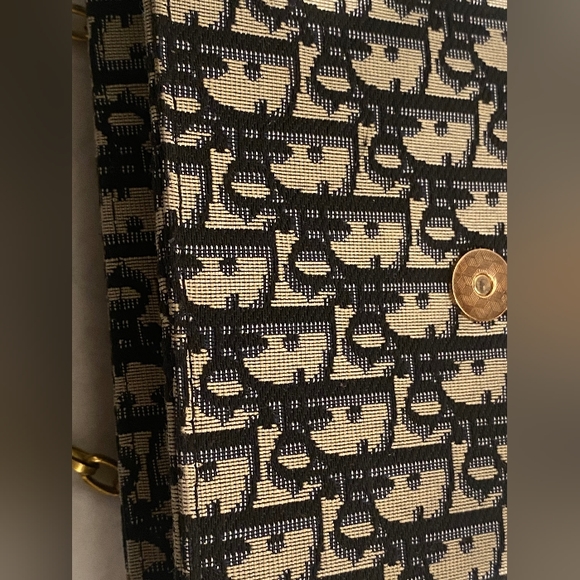 Christian Dior Oblique Jacquard Saddle Pouch - Picture 5 of 5